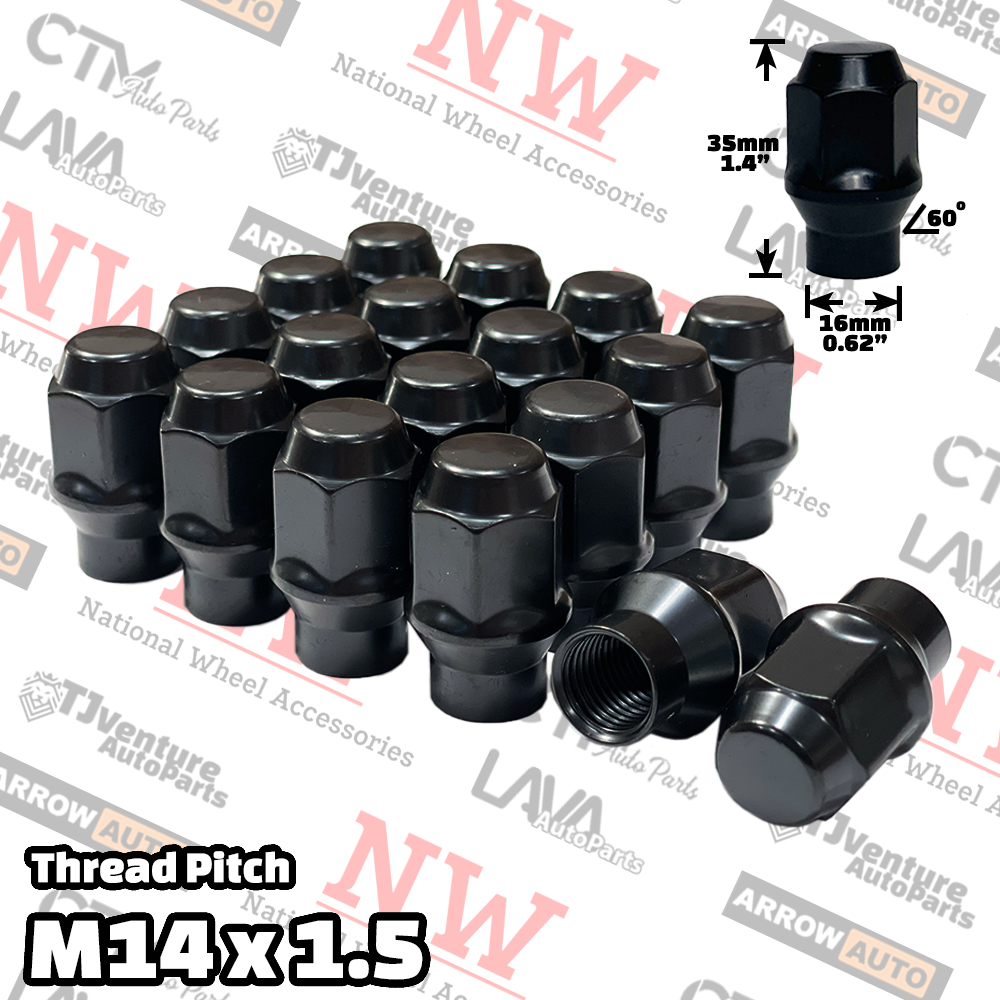 WayJun – 4 Dadi Ruota M14 X 1,25 Per BMW Serie F30, F10, E70 – Ricambio Aftermarket 36136781151