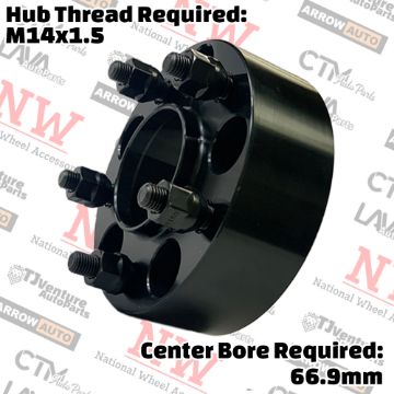 Show details for 2-Piece Set | 2” Thick | 5x120mm | HubCentric Wheel Spacer Adapter | 66.9mm Center Bore | 14x1.5 Studs | Fit CT5 CT6 CTS XT4 XTS Camaro Corvette Impala Malibu Equinox Terrain Picture of 2-Piece Set | 2” Thick | 5x120mm | HubCentric Wheel Spacer Adapter | 66.9mm Center Bore | 14x1.5 Studs | Fit CT5 CT6 CTS XT4 XTS Camaro Corvette Impala Malibu Equinox Terrain