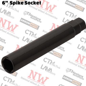 Show details for Wholesales | 60-Piece Box | 6” Spike Lug Nuts & 3/4” Hex Lug nuts Socket Key | 1/2” Drive Picture of Wholesales | 60-Piece Box | 6” Spike Lug Nuts & 3/4” Hex Lug nuts Socket Key | 1/2” Drive