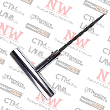 Show details for 1-Piece | Smooth Spiral Rasp for Tubeless Wheel Patches | T-Handle | Metal Made Picture of 1-Piece | Smooth Spiral Rasp for Tubeless Wheel Patches | T-Handle | Metal Made