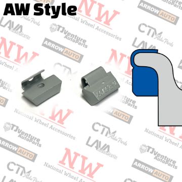 Show details for Wholesales | 4-Boxes | Grey | AW Style | 0.5 oz | Clip-on Balance Wheel Weights | Lead-Free | 25Pcs Each Box Picture of Wholesales | 4-Boxes | Grey | AW Style | 0.5 oz | Clip-on Balance Wheel Weights | Lead-Free | 25Pcs Each Box