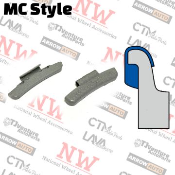 Show details for Wholesales | 4-Boxes | Grey | MC Style | 1.25 oz | Clip-on Balance Wheel Weights | Lead-Free | 25Pcs Each Box Picture of Wholesales | 4-Boxes | Grey | MC Style | 1.25 oz | Clip-on Balance Wheel Weights | Lead-Free | 25Pcs Each Box