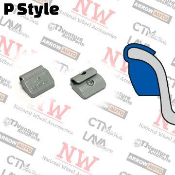 Show details for Wholesales | 4-Boxes | Grey | P Style | 0.25 oz | Clip-on Balance Wheel Weights | Lead-Free | 25Pcs Each Box Picture of Wholesales | 4-Boxes | Grey | P Style | 0.25 oz | Clip-on Balance Wheel Weights | Lead-Free | 25Pcs Each Box