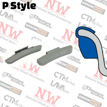 Show details for Wholesales | 4-Boxes | Grey | P Style | 1.25 oz | Clip-on Balance Wheel Weights | Lead-Free | 25Pcs Each Box Picture of Wholesales | 4-Boxes | Grey | P Style | 1.25 oz | Clip-on Balance Wheel Weights | Lead-Free | 25Pcs Each Box